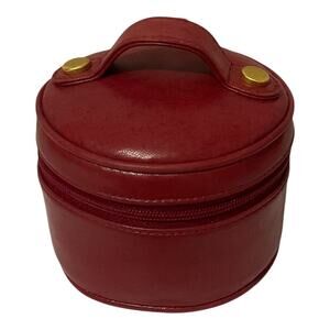 Gucci Vintage Red Leather Jewelry Case Mini bag SLG Very Rare